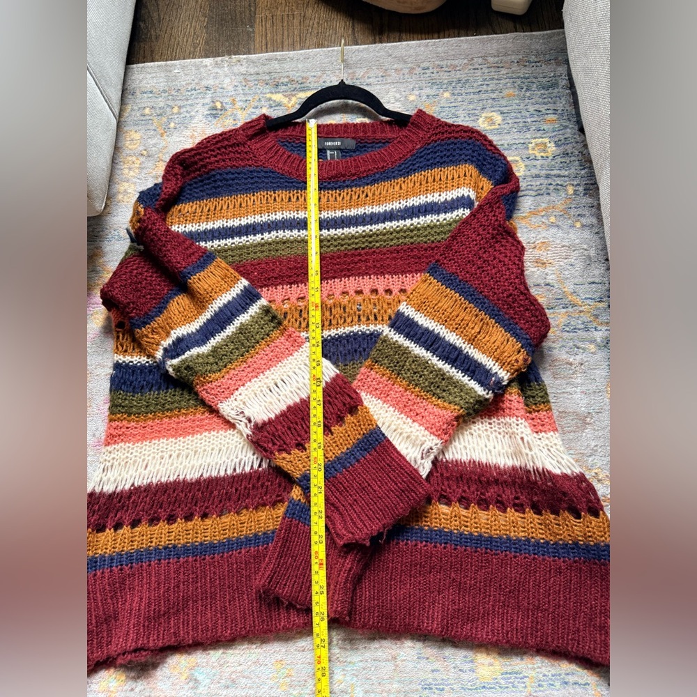 Forever 21 Multicolor Striped Sweater - Picture 5 of 6